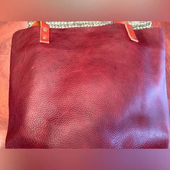 Medium Cinnamon Bear Classic Tote Bag Portland Leather Goods - Picture 8 of 11